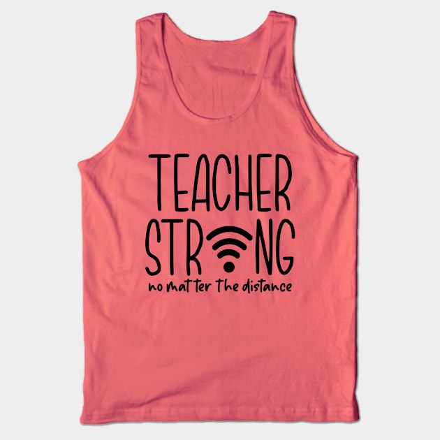 teacher strong Tank Top by hananeshopping